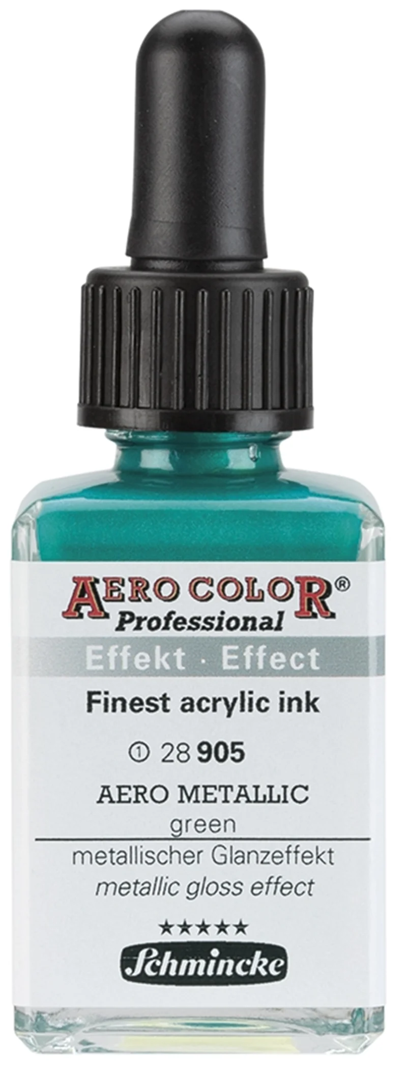 SCHMİNCKE AERO COLOR AKRİLİK MÜREKKEP 28 ML 905 AERO METALLİC GREEN 28905023