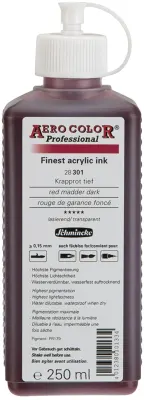 SCHMİNCKE AERO COLOR AKRİLİK MÜREKKEP 250 ML 301 RED MADDER DARK 28301027