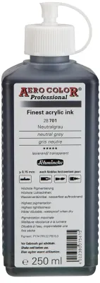 SCHMİNCKE AERO COLOR AKRİLİK MÜREKKEP 250 ML 701 NEUTRAL GREY 28701027