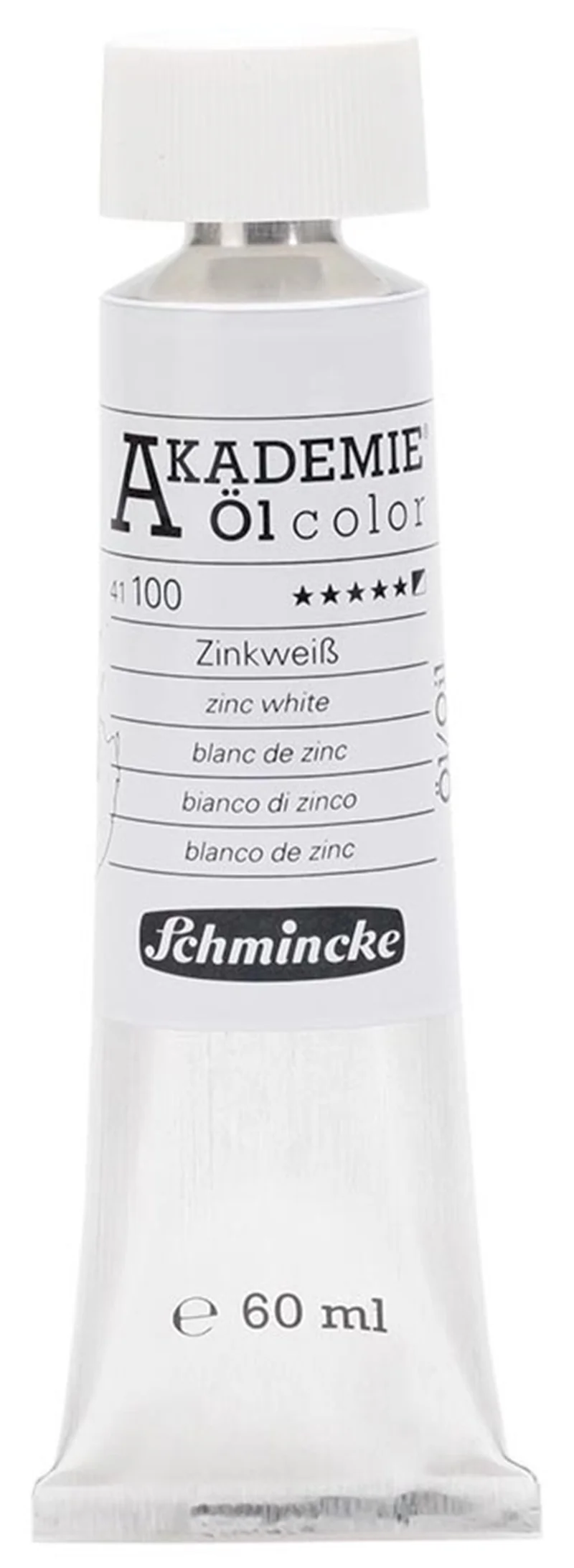SCHMİNCKE AKADEMİE ÖL COLOR YAĞLI BOYA 60 ML SERİ 1 100 ZİNC WHİTE 41100011