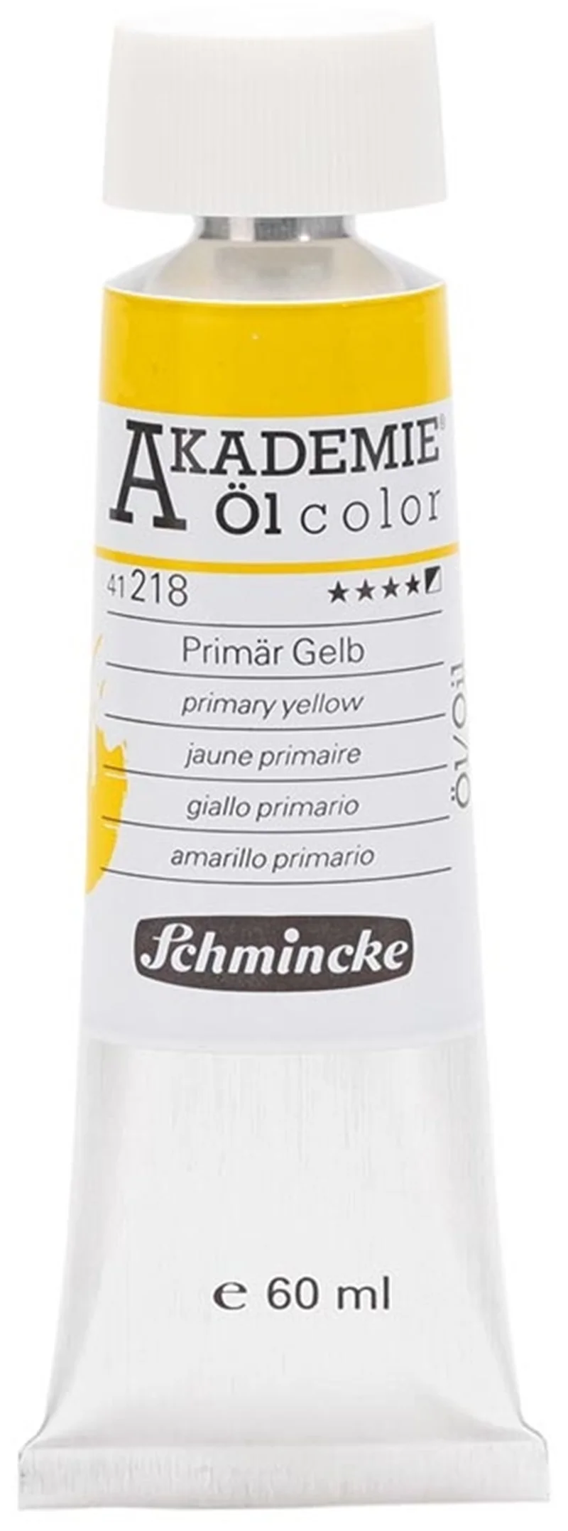 SCHMİNCKE AKADEMİE ÖL COLOR YAĞLI BOYA 60 ML SERİ 1 218 PRİMARY YELLOW 41218011