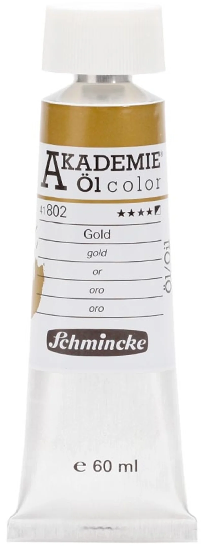 SCHMİNCKE AKADEMİE ÖL COLOR YAĞLI BOYA 60 ML SERİ 2 802 GOLD 41802011