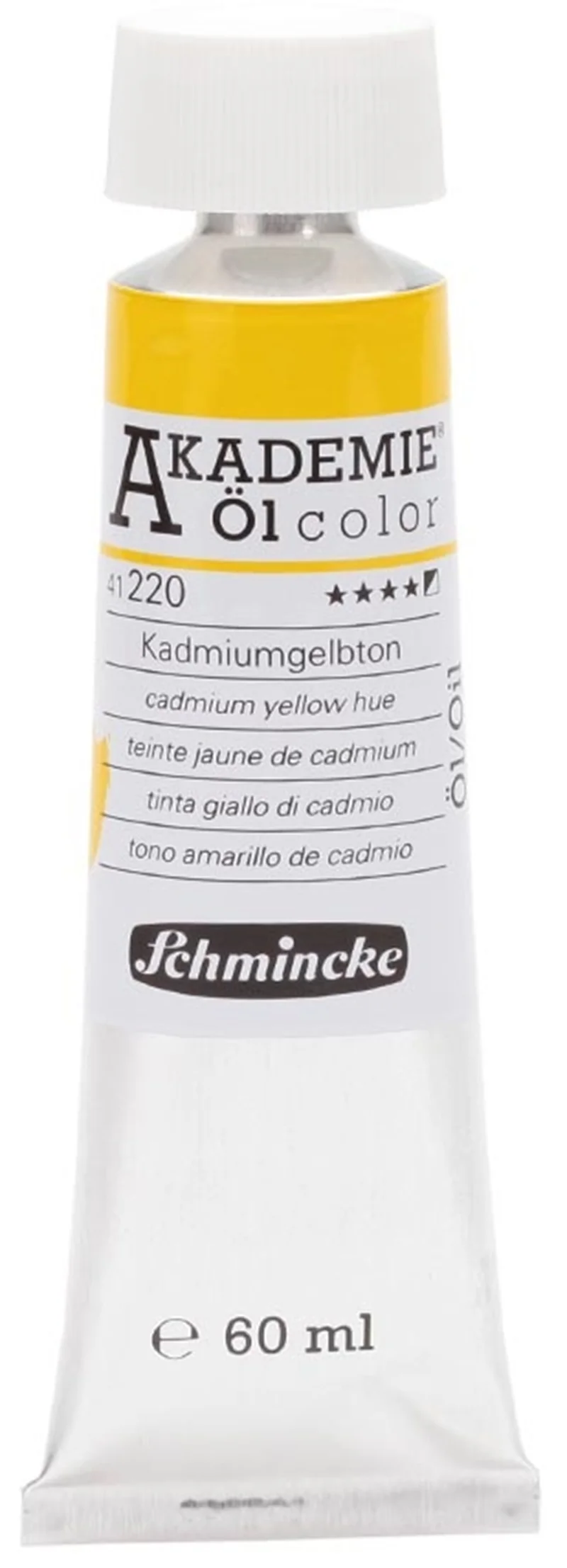 SCHMİNCKE AKADEMİE ÖL COLOR YAĞLI BOYA 60 ML SERİ 1 220 CADMİUM YELLOW HUE 41220011