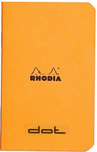 RHODIA DEFTER BASIC DİKİŞLİ 7.5x12 80 GR 24 YP DOT TURUNCU RD119156