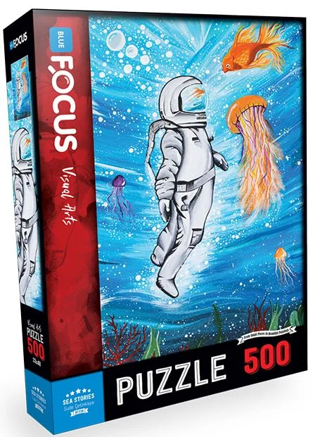 BLUE FOCUS PUZZLE 500 PARÇA SEA STORIES (DENİZ ÖYKÜLERİ) BF338