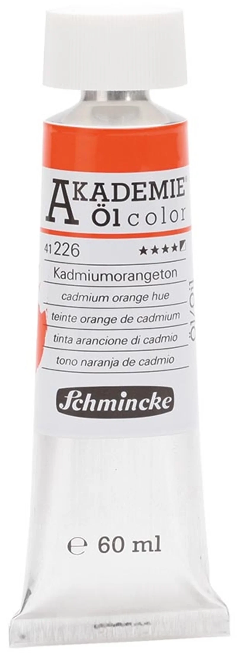 SCHMİNCKE AKADEMİE ÖL COLOR YAĞLI BOYA 60 ML SERİ 1 226 CADMİUM ORANGE HUE 41226011