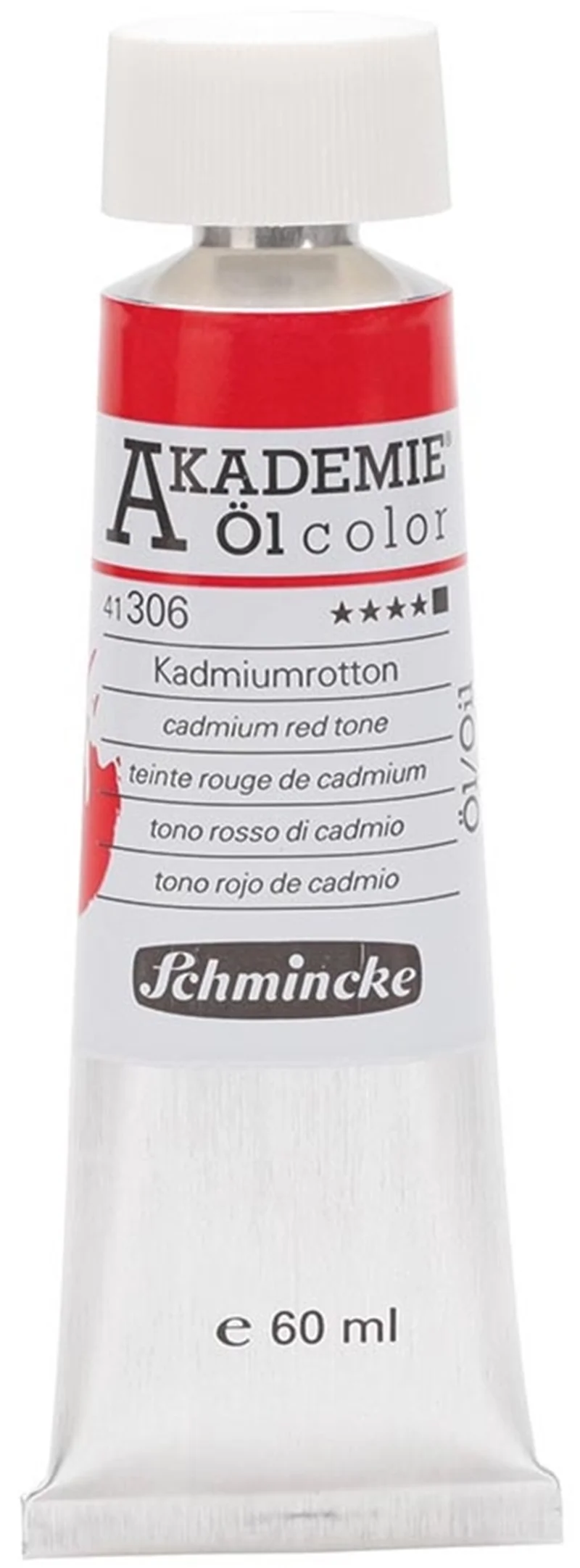 SCHMİNCKE AKADEMİE ÖL COLOR YAĞLI BOYA 60 ML SERİ 1 306 CADMİUM RED HUE 41306011