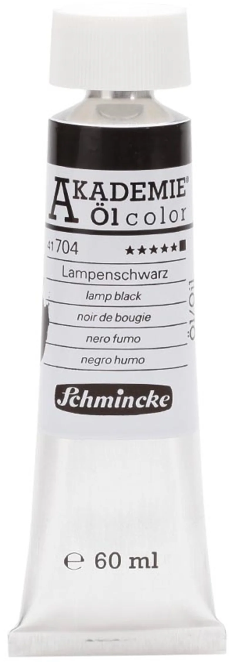 SCHMİNCKE AKADEMİE ÖL COLOR YAĞLI BOYA 60 ML SERİ 1 704 LAMP BLACK 41704011