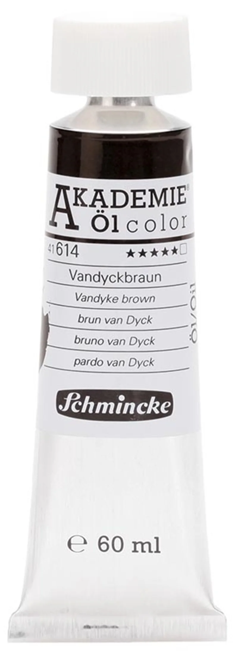 SCHMİNCKE AKADEMİE ÖL COLOR YAĞLI BOYA 60 ML SERİ 1 614 VANDYKE BROWN 41614011