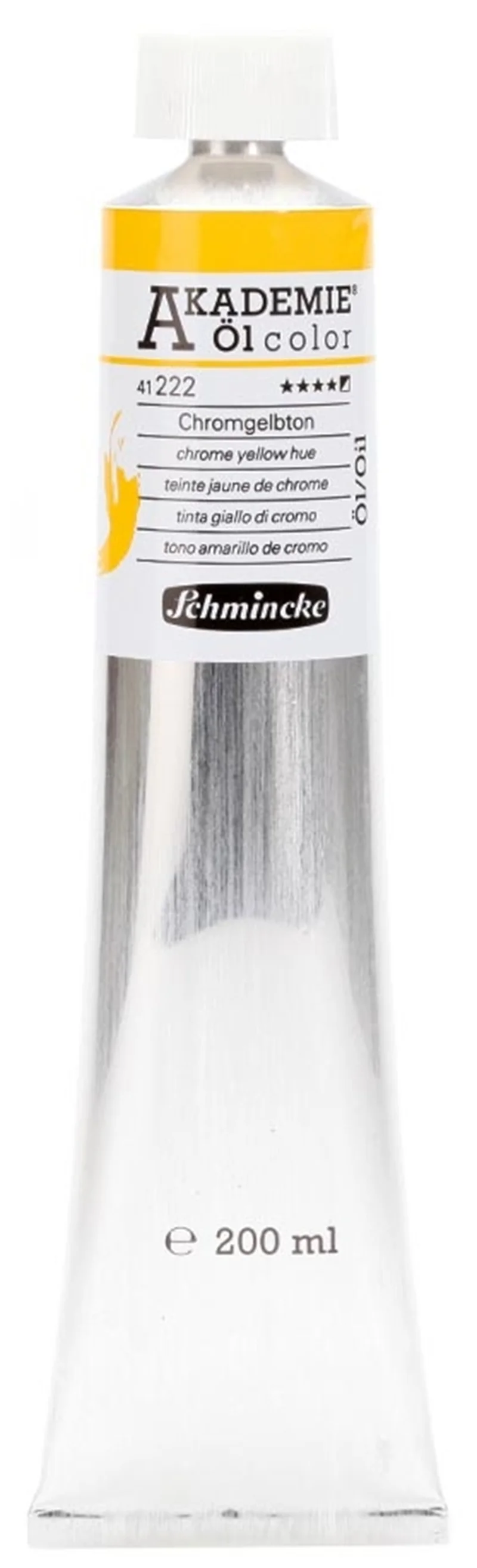 SCHMİNCKE AKADEMİE ÖL COLOR YAĞLI BOYA 200 ML SERİ 1 222 CHROME YELLOW HUE 41222015