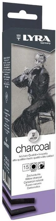 LYRA FÜZEN KALEMİ CHARCOALS MEDIUM 15 Lİ KUTU L5550020