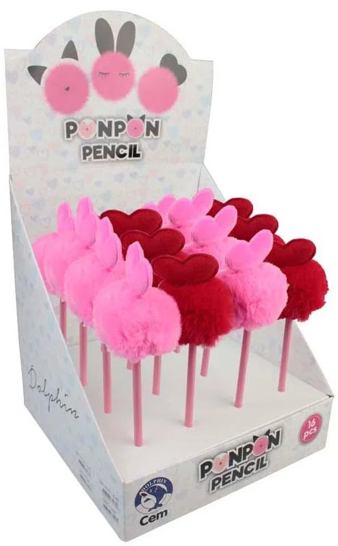 DOLPHIN KURŞUN KALEM PONPON BAŞLIKLI WP-7575