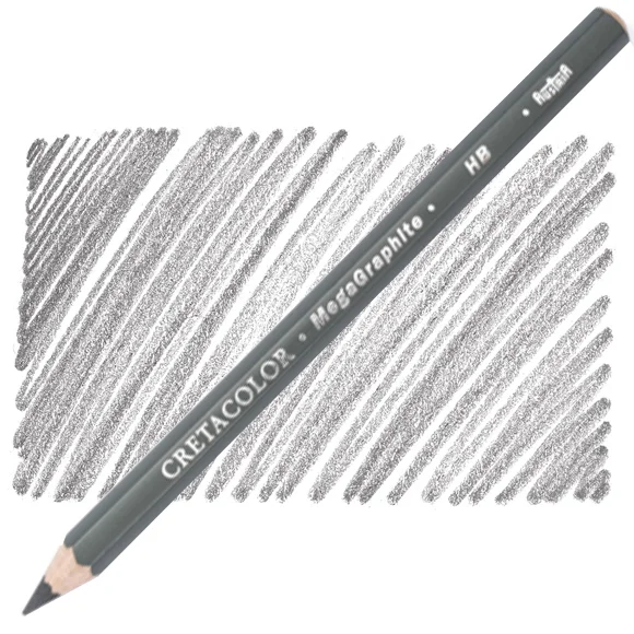 CRETACOLOR ÇİZİM KALEMİ DERECELİ MEGA GRAPHITE HB 17000