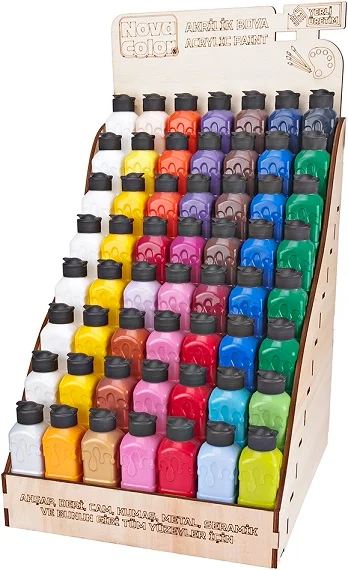 NOVA COLOR AKRİLİK BOYA 250 GR STAND 288'Lİ NC-3000