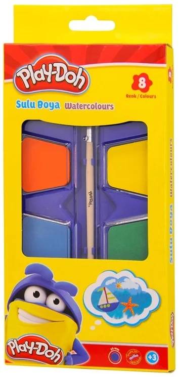PLAY-DOH SULUBOYA 8 RENK JUMBO 35 MM SU008