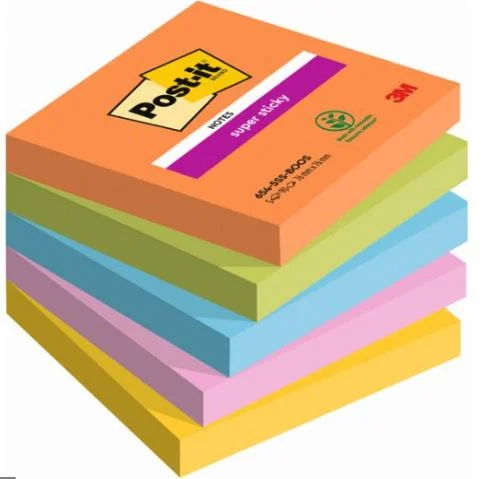 POST-IT YAPIŞKANLI NOT KAĞIDI SS BOOST 76x76 90 YP 6 LI PAKET 654-5SS 550600510800