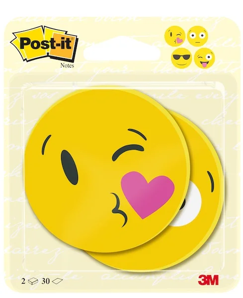 POST-IT YAPIŞKANLI NOT KAĞIDI EMOJİLİ 70x70 2x30 YP 2030EMO 530200474100