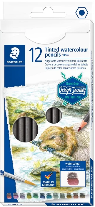 STAEDTLER KURU BOYA TINTED 12 Lİ 14610T C12