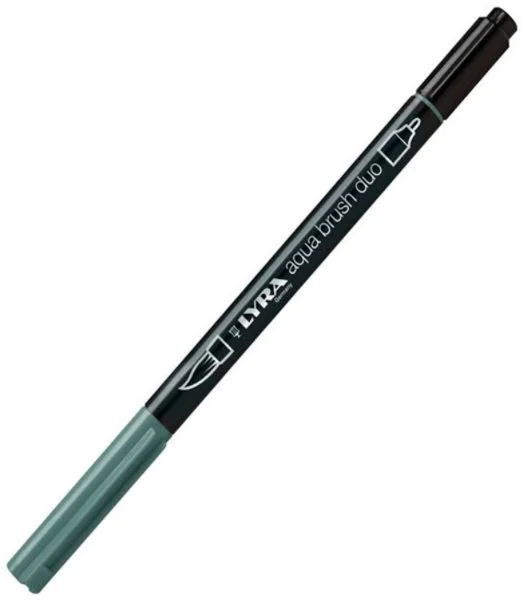 LYRA KEÇELİ KALEM AQUA BRUSH DUO FIRÇA UÇLU MINERAL GREEN L6520058