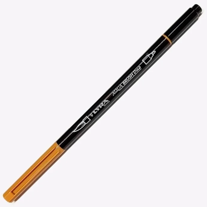 LYRA KEÇELİ KALEM AQUA BRUSH DUO FIRÇA UÇLU BROWN ORCHE L6520082