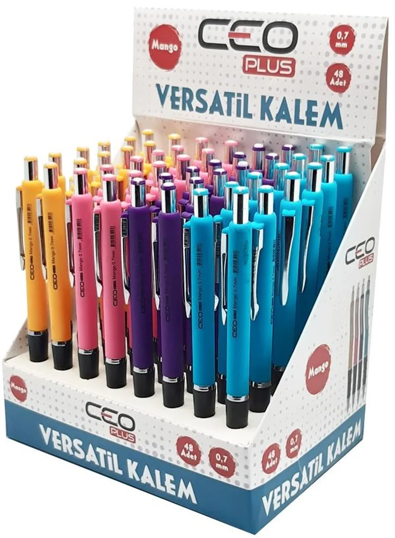 CEO VERSATİL KALEM ÇİFT RENKLİ GÖVDE 0.7MM 48'Lİ CEO-VR0023