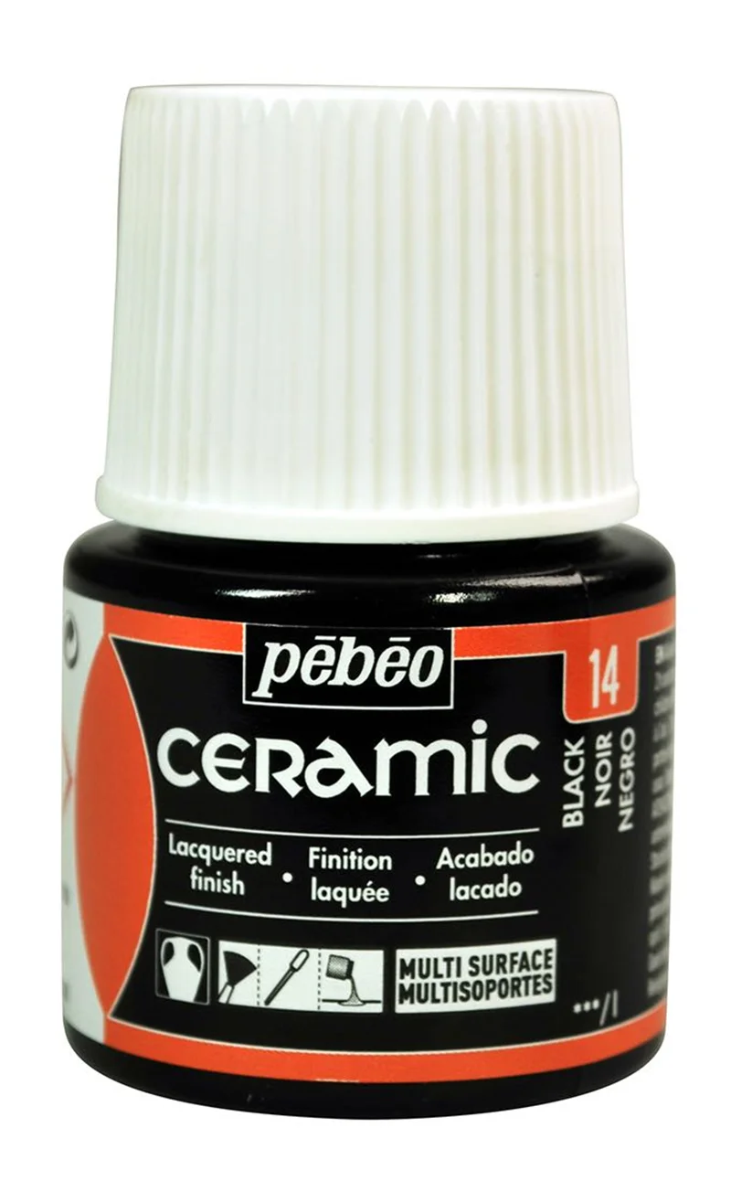 PEBEO SERAMİK BOYASI 45 ML 025*14 BLACK