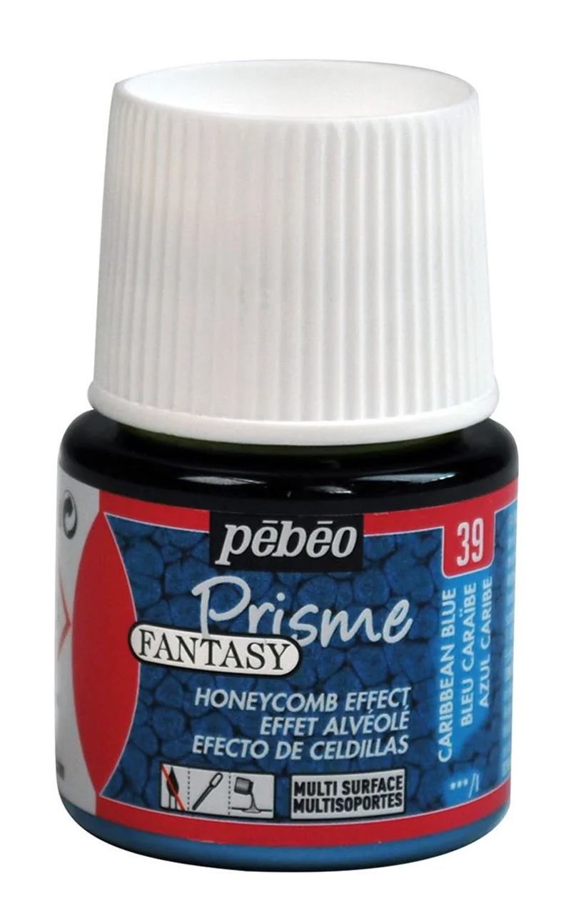 PEBEO DEKORATİF BOYA MULTI SURFACE FANTASY PRISME 45 ML 166039 CARRIBEAN BLUE