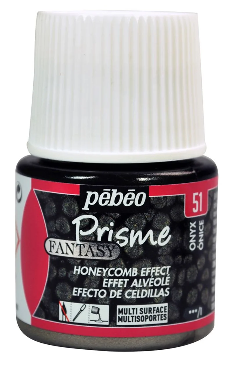 PEBEO DEKORATİF BOYA MULTI SURFACE FANTASY PRISME 45 ML 166051 ONYX