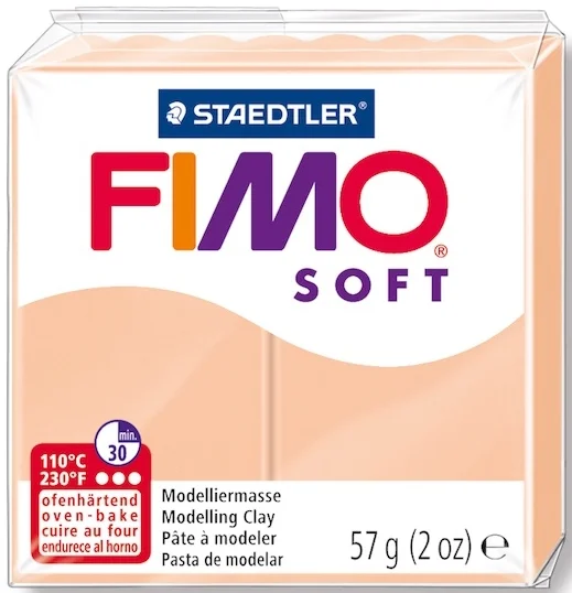 FIMO SOFT MODELLEME KİLİ 57 GR AÇIK TEN RENGİ 8020-43 07
