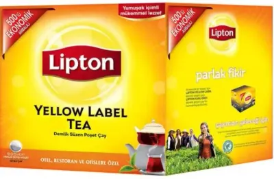 LİPTON DEMLİK POŞET ÇAY 500 LÜ YELLOW LABEL 3.2g 70007777-69799192