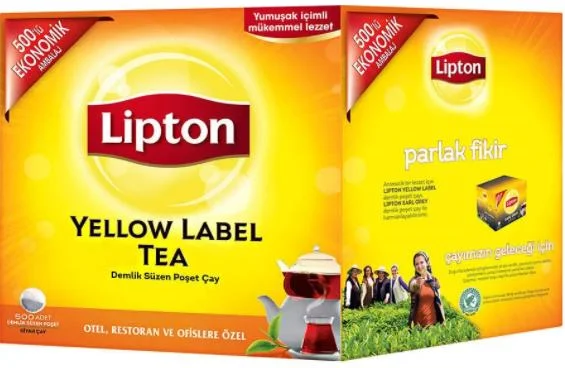 LİPTON DEMLİK POŞET ÇAY 500 LÜ YELLOW LABEL 3.2g 70007777-69799192