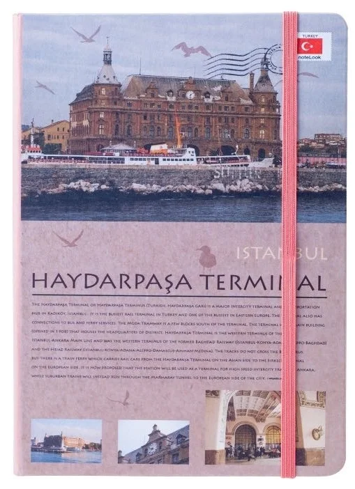 SCRIKSS NOTELOOK DEFTER TRAVEL AROUND TURKEY HAYDARPAŞA A6 ÇİZGİLİ