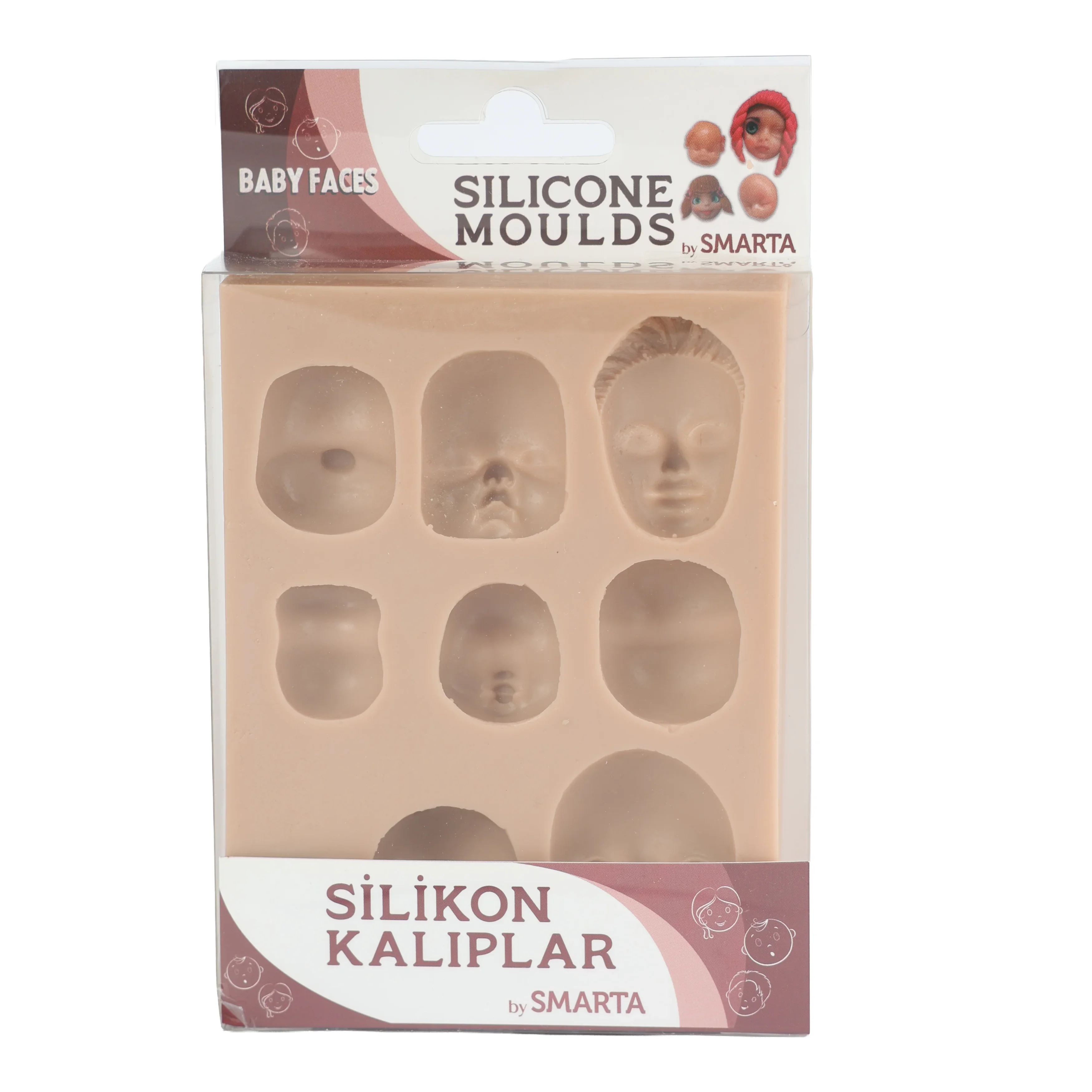 SMARTA SİLİKON KALIP BEBEK YÜZLERİ SK1013019