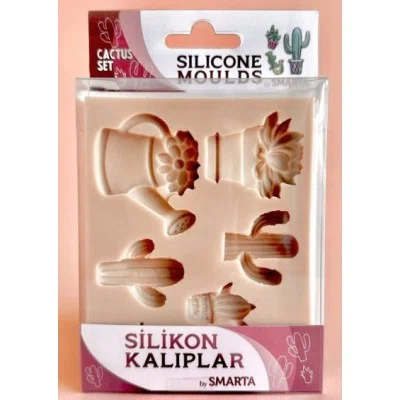 SMARTA SİLİKON KALIP KAKTÜS SETİ SK1013030