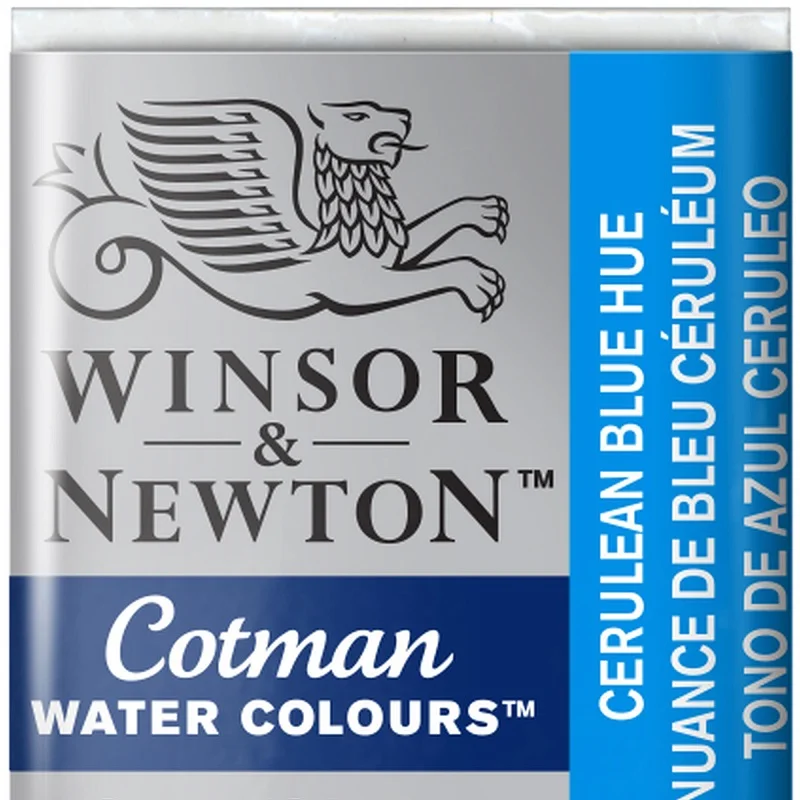 W&N SULU BOYA COTMAN YARIM TABLET CERULEAN BLUE HUE WN-0301139