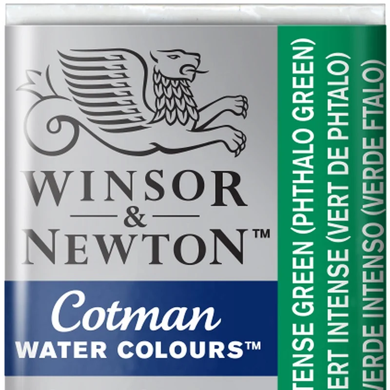 W&amp;N SULU BOYA COTMAN YARIM TABLET INTENSE GREEN 329 WN-0301329