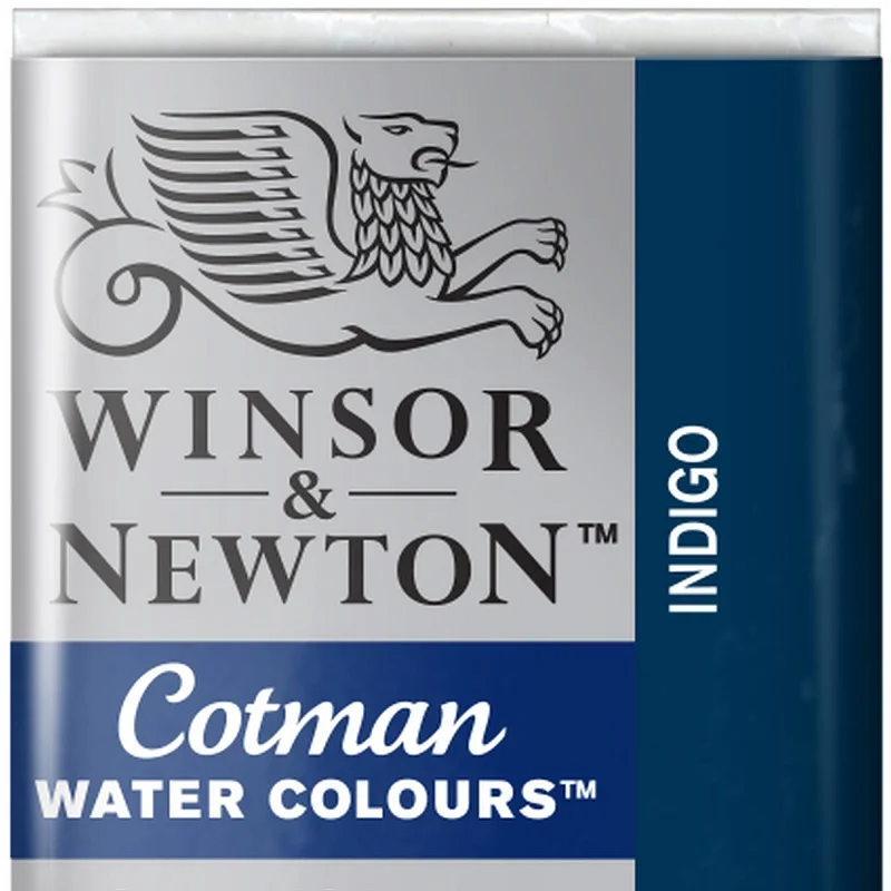 W&amp;N SULU BOYA COTMAN YARIM TABLET INDIGO 322 WN-0301322