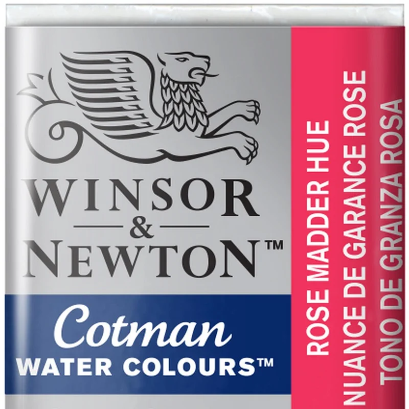 W&N SULU BOYA COTMAN YARIM TABLET ROSE MADDER HUE 580 WN-0301580