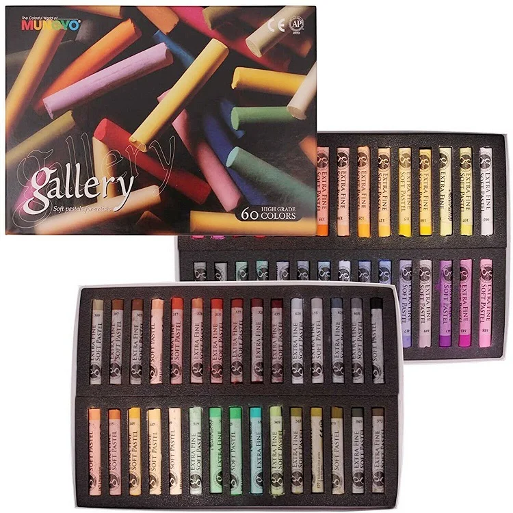 MUNGYO PASTEL BOYA GALLERY ARTIST ROUND SOFT TOZ YUVARLAK 60 LI MPA-60