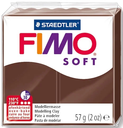 FIMO SOFT MODELLEME KİLİ 57 GR ÇİKOLATA 8020-75 07