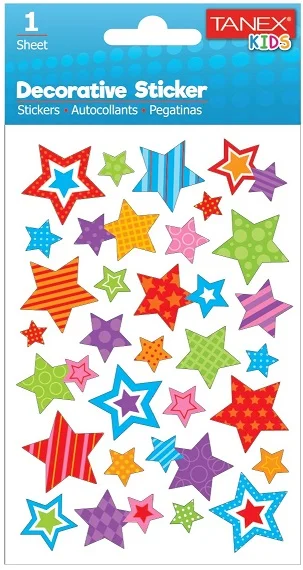 TANEX STICKER KALP SERİSİ 6 ADET TNX-25012