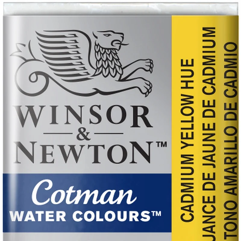 W&amp;N SULU BOYA COTMAN YARIM TABLET CADMIUM YELLOW HUE WN-0301109