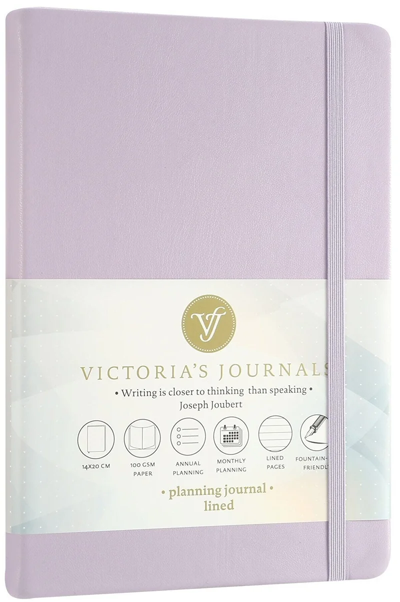 VJ DEFTER VENZI PLANLAYICI SERT KAPAK 14x20 Cm. 100 Gr. KREM 96 YP. ÇİZGİLİ LİLA 1048