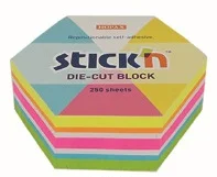 GIPTA YAPIŞKANLI NOT KAĞIDI 61x67 NEON ALTIGEN BLOK 250 YP. 2182700