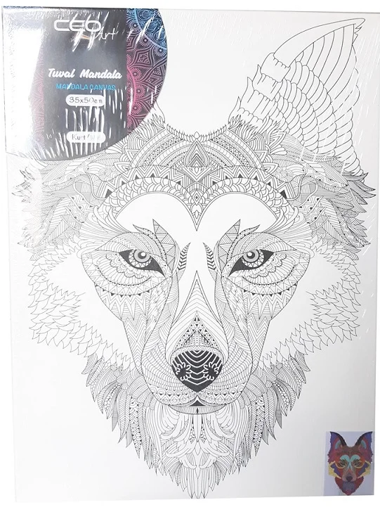 CEO ART TUVAL 35x50 MANDALA KURT CEO-MT0006