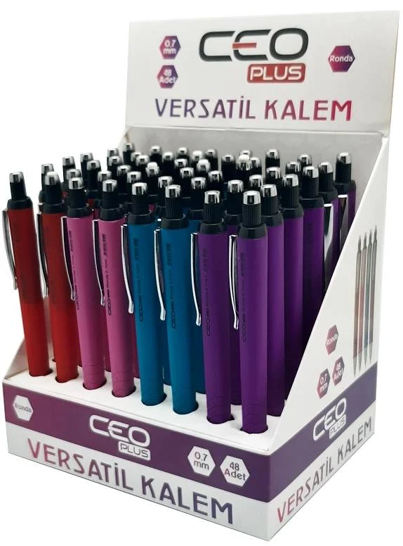 CEO VERSATİL KALEM ÜÇGEN GÖVDE 0.7MM 48'Lİ CEO-VR0024