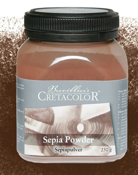 CRETACOLOR SEPİA POWDER KÖMÜR TOZU 230GR 46380
