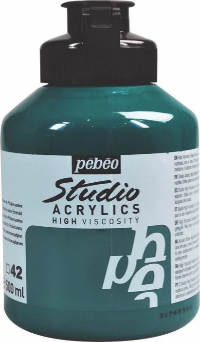 PEBEO AKRİLİK BOYA STUDIO 500 ML 171*42 PHTHOCYANINE GREEN