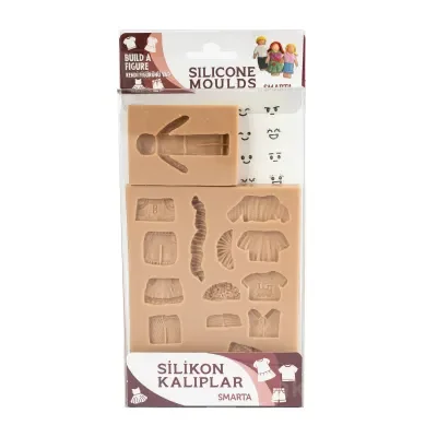 SMARTA SİLİKON KALIP BUILD A FIGURE - KENDİ FİGÜRÜNÜ YAP SK1013081