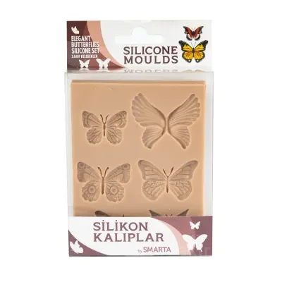 SMARTA SİLİKON KALIP ELEGANT BUTTERFİLES / ZARİF KELEBEKLER SK1013100